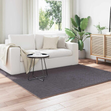 Berkfield Area Rugs Square SIROLO Anthracite 200 x 200 cm Polyester
