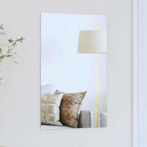 Berkfield Wall Mirror Rectangular 60 x 40 cm Tempered Glass