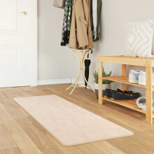 Berkfield Rug Runner MARSA Cream 50 x 150 cm Polyester and PVC