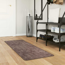 Berkfield Rug Runner MARSA Grey 50 x 200 cm Polyester and PVC