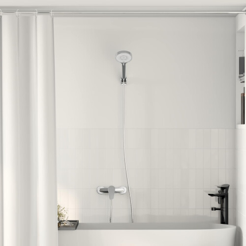 Berkfield Shower Head Set Chrome G 1 / 2 inches