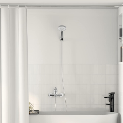 Berkfield Shower Head Set Chrome G 1 / 2 inches