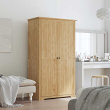 Berkfield Wardrobe BODO Honey Brown 53.5 x 99 x 173 cm Engineered Wood