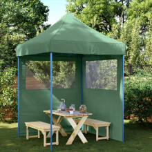 Berkfield Party Tent Folding Green 200 x 200 x 306 cm Oxford Fabric