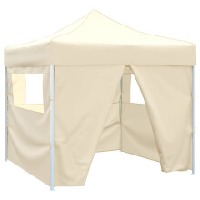 Berkfield Party Tent Folding Cream 291 x 291 x 315 cm Oxford Fabric