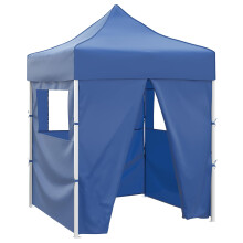 Berkfield Party Tent Folding Blue 200 x 200 x 315 cm Oxford Fabric