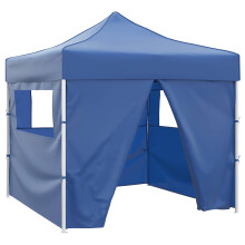 Berkfield Party Tent Folding Blue 291 x 291 x 315 cm Oxford Fabric