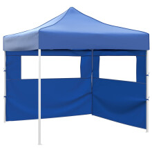 Berkfield Party Tent Folding Blue 291 x 291 x 315 cm Oxford Fabric