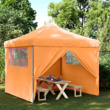 Berkfield Party Tent Folding Orange 292 x 292 x 315 cm Oxford Fabric