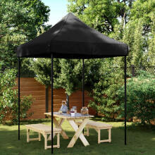 Berkfield Party Tent Folding Black 200 x 200 x 306 cm Oxford Fabric