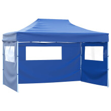 Berkfield Party Tent Folding Blue 291 x 431 x 315 cm Oxford Fabric
