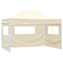 Berkfield Party Tent Folding Cream 291 x 431 x 315 cm Oxford Fabric