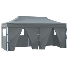 Berkfield Party Tent Folding Anthracite 291 x 580 x 315 cm Oxford Fabric