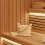 Berkfield Sauna Bucket 2 pcs Brown Solid Pine Wood and Hemp 1