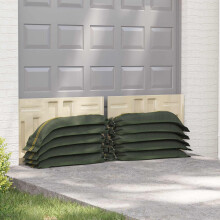 Berkfield Sandbags 10 pcs Green 120 x 27 cm HDPE