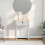 Berkfield Console table with Drawer White 55 x 35 x 73 cm Solid Pine Wood 1