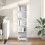 Berkfield Bookcase White 46 x 20 x 170 cm Solid Pine Wood 1
