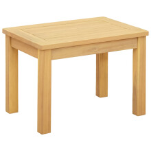 Berkfield Coffee Table Light Acacia 50 x 35 x 36 cm Solid Acacia Wood