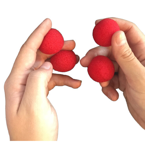Sponge Ball Magic Set with StepbyStep Manual for Close Up Tricks and Adaptive SoftTouch Fit 2