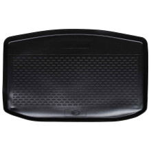 Berkfield Trunk Mat Black suitable for SEAT IBIZA 2017- lower floor