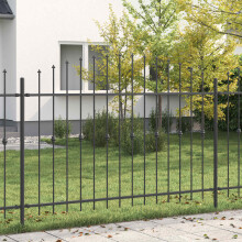 Berkfield Spike Fence Asten Black
