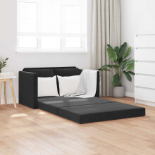 Berkfield Folding Sofa Bed Black 122 x 70 x 60 cm Velvet