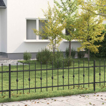 Berkfield Spike Fence Asten Black
