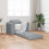 Berkfield Folding Sofa Bed Light Grey 98 x 71 x 83 cm Fabric 1