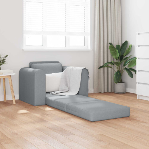 Berkfield Folding Sofa Bed Light Grey 98 x 71 x 83 cm Fabric