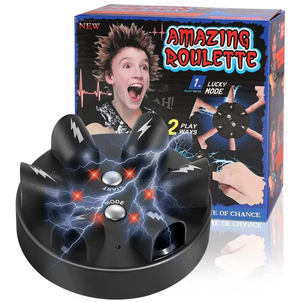 Shock Roulette Drinking Game with Electric Spinner â Funny Adult Party Toy for Interactive Fun
