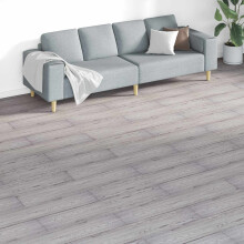 Berkfield Flooring Planks 18 pcs Dark Grey 5.26 m PVC