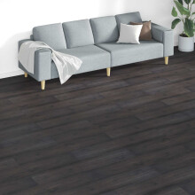 Berkfield Flooring Planks 18 pcs Dark Grey 5.26 m PVC