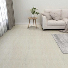 Berkfield Flooring Planks 5.11 m 55 pcs PVC Cream White