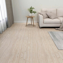 Berkfield Flooring Planks 5.11 m 55 pcs PVC White and Wood Color