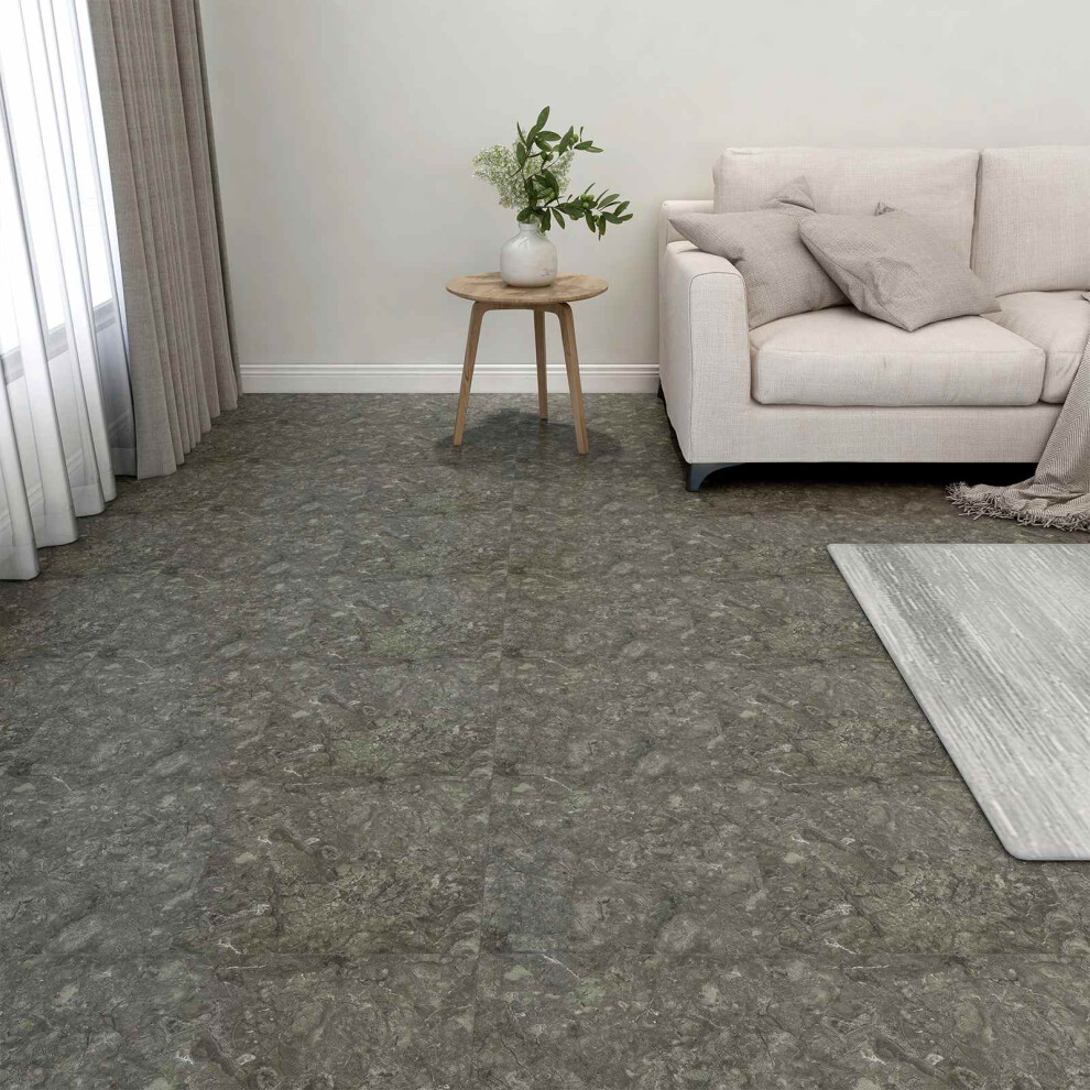 Photos - Area Rug Berkfield Flooring Planks 5.11 m 55 pcs PVC Gray and White