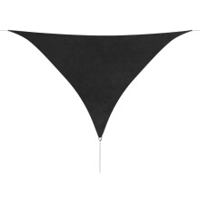 Berkfield Sunshade Sail Oxford Fabric Triangular 5x5x5 m Anthracite