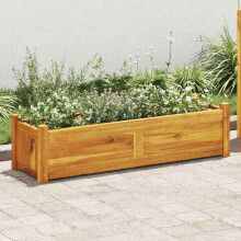 Berkfield Garden Raised Bed Acacia Wood 100x30x25 cm