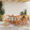 Berkfield Garden Table 130x90x72 cm Solid Acacia Wood 1