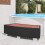Berkfield Spa Step Poly Rattan 92x45x25 cm Black 1