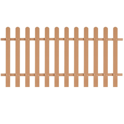 Berkfield Picket Fence WPC 200x100 cm