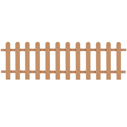 Berkfield Picket Fence WPC 200x60 cm