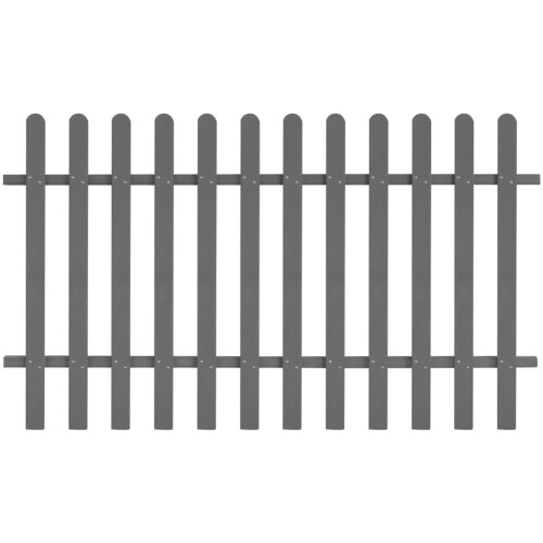 Berkfield Picket Fence WPC 200x120 cm