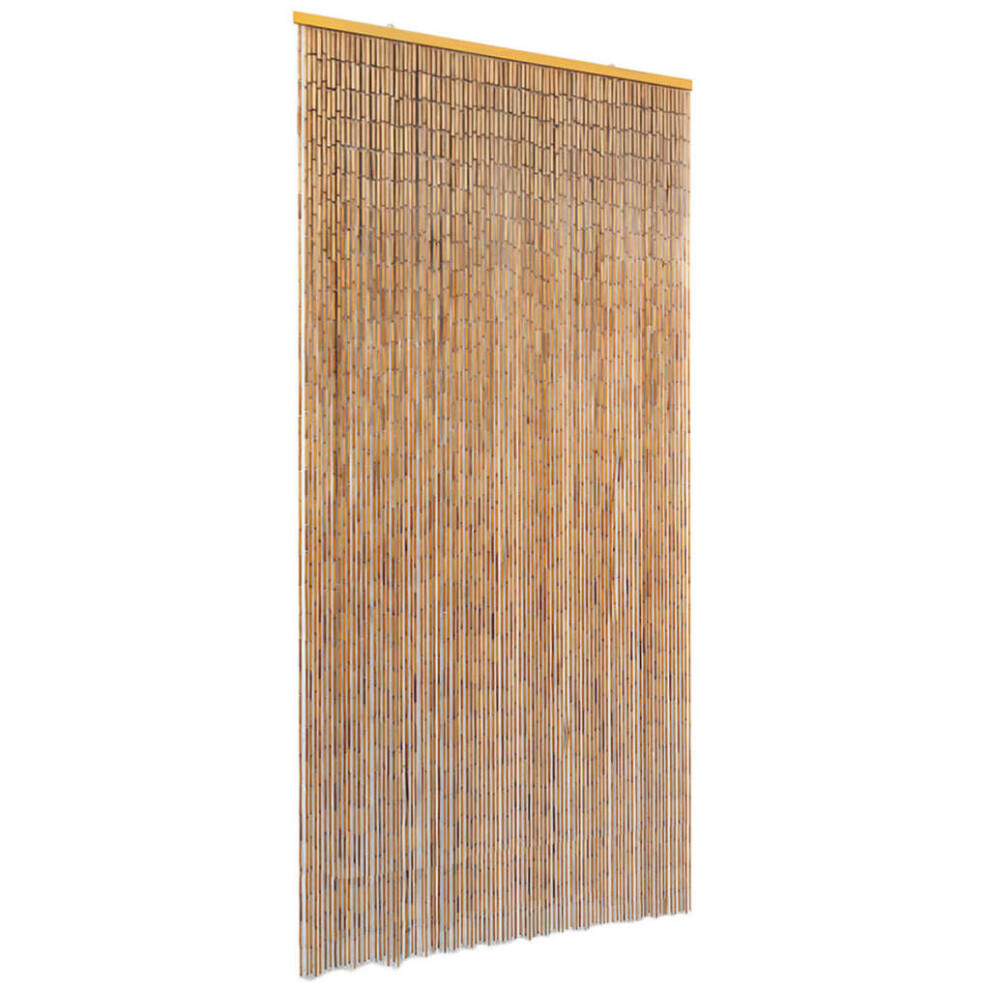 Berkfield Insect Door Curtain Bamboo 90X220 Cm 7008343008298