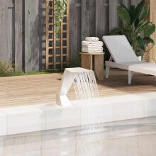 Berkfield Pool Fountain Stainless Steel 64x30x52 cm Silver