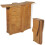 Berkfield Folding Bar Table 155x53x105 cm Solid Teak Wood 1