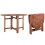 Berkfield Garden Table 120x70x74 cm Solid Acacia Wood 1