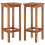 Berkfield Bar Chairs 2 pcs Solid Acacia Wood 1