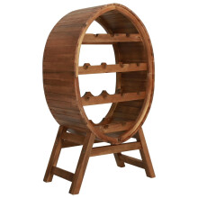 Berkfield Wine Rack 13 Bottles Solid Acacia Wood