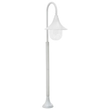 Berkfield Garden Post Light E27 120 cm Aluminium White