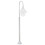 Berkfield Garden Post Light E27 120 cm Aluminium White 1